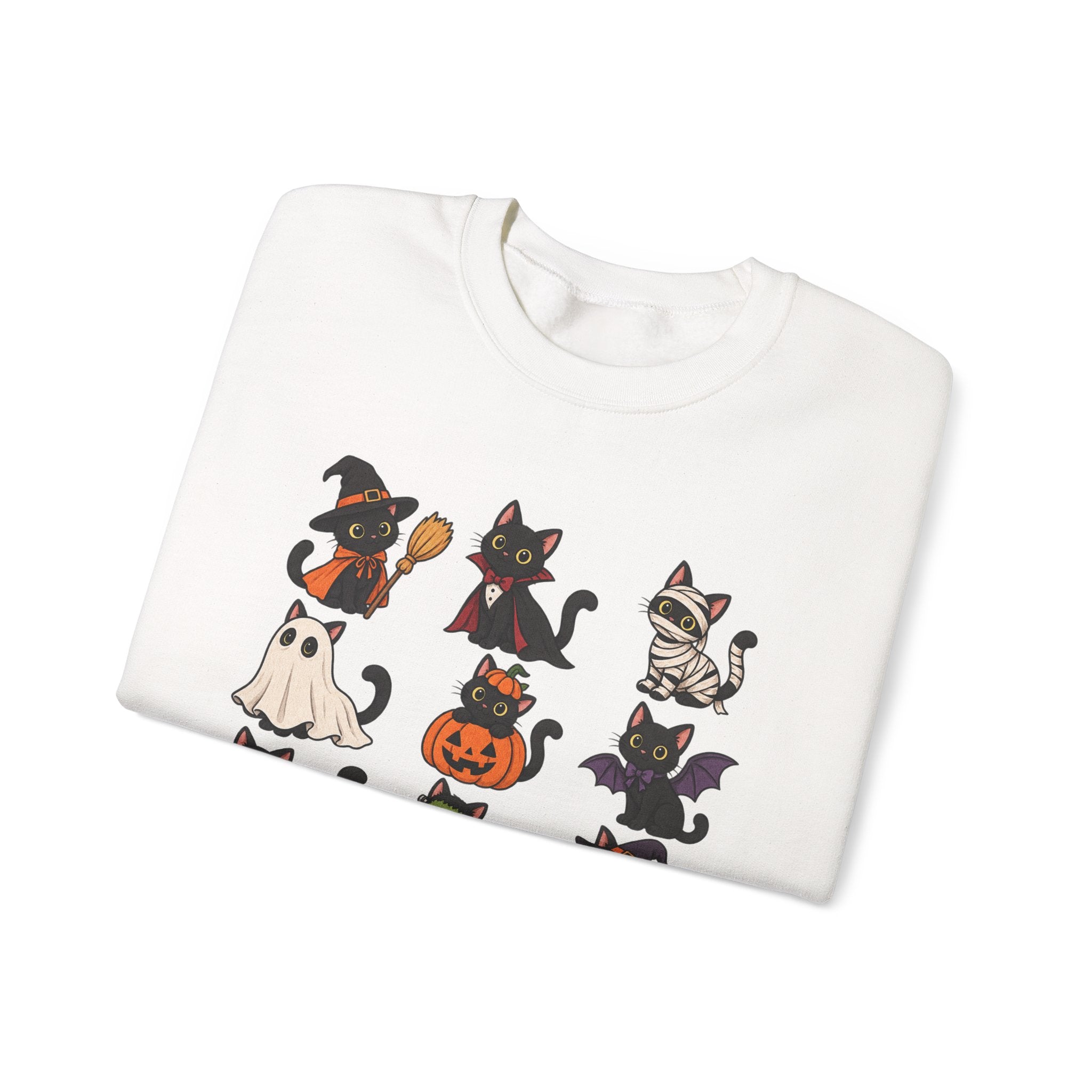 Vintage Cat Crewneck Sweatshirt