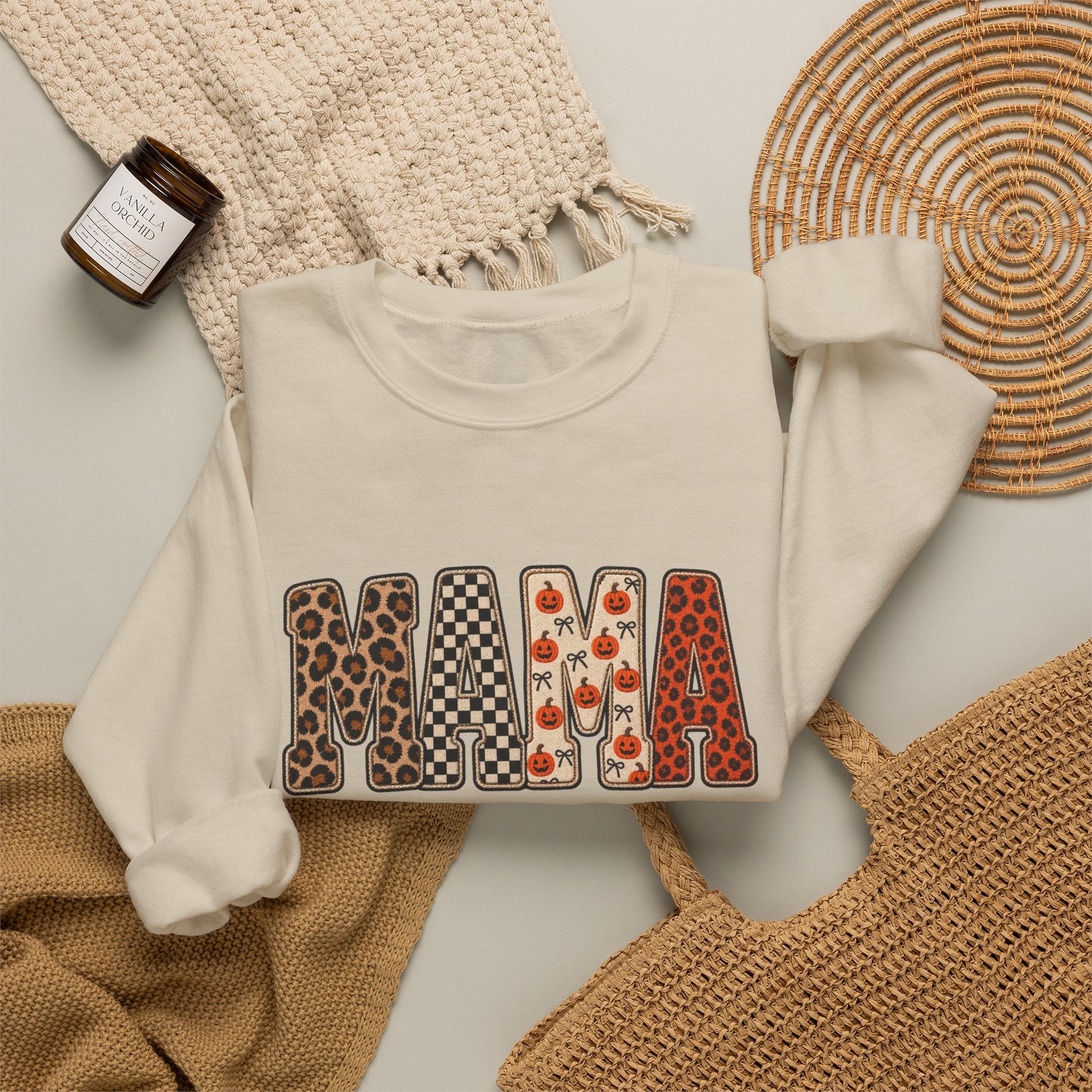 MAMA Fall Crewneck Sweatshirt