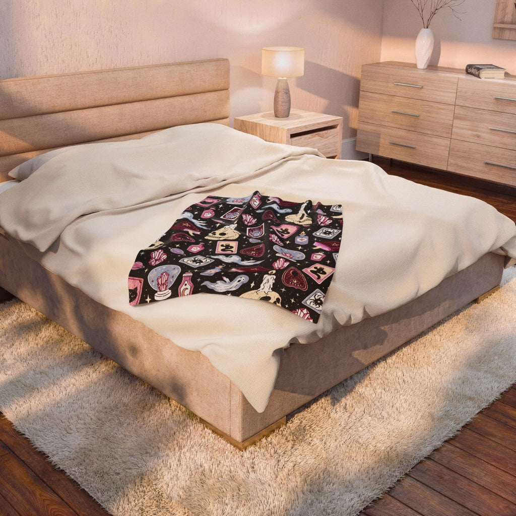 Mystic Occult Plush Blanket