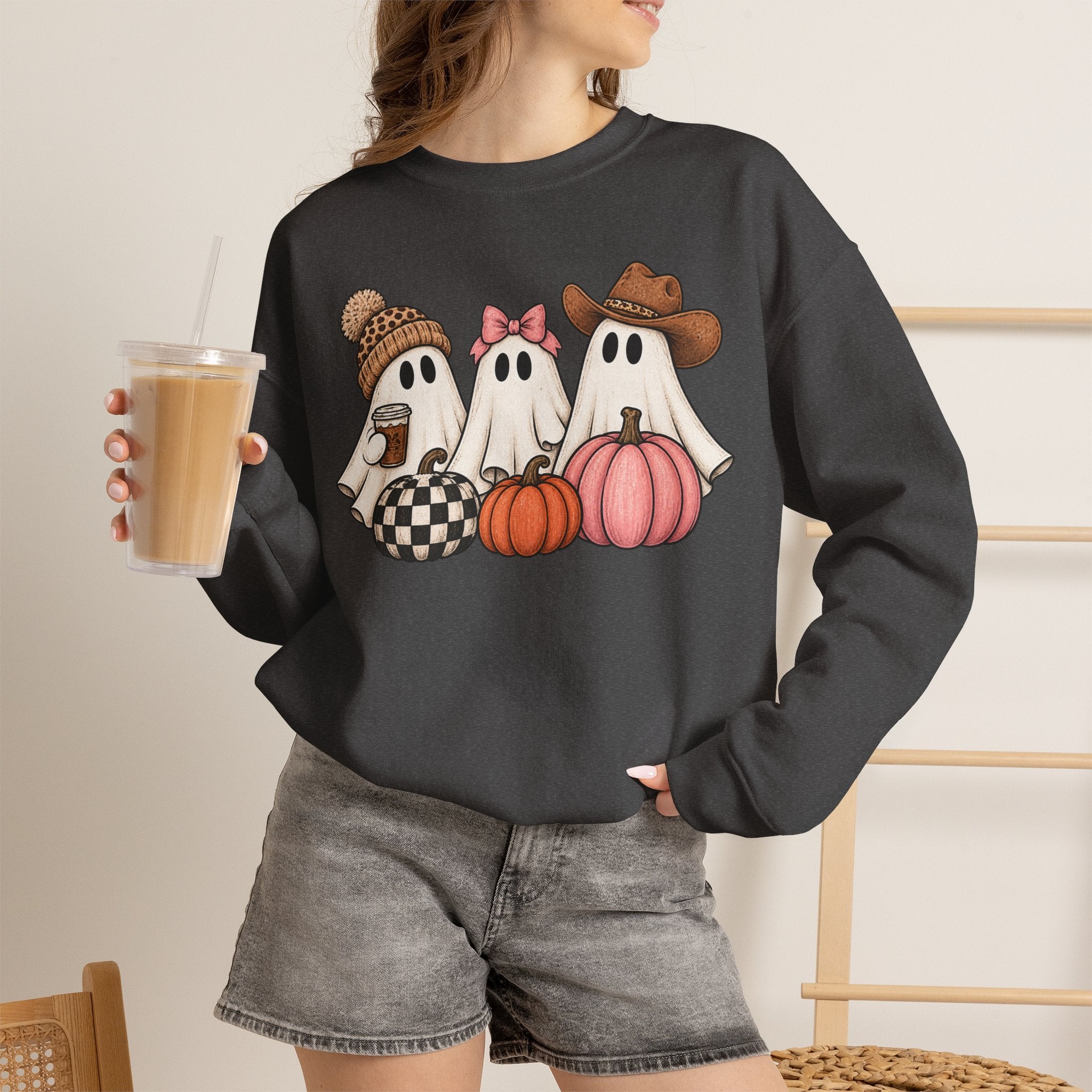Cowgirl Ghost Crewneck Sweatshirt