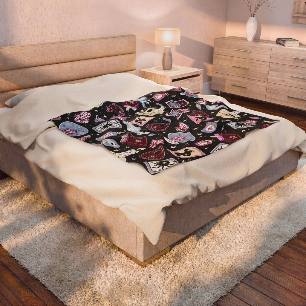 Mystic Occult Plush Blanket
