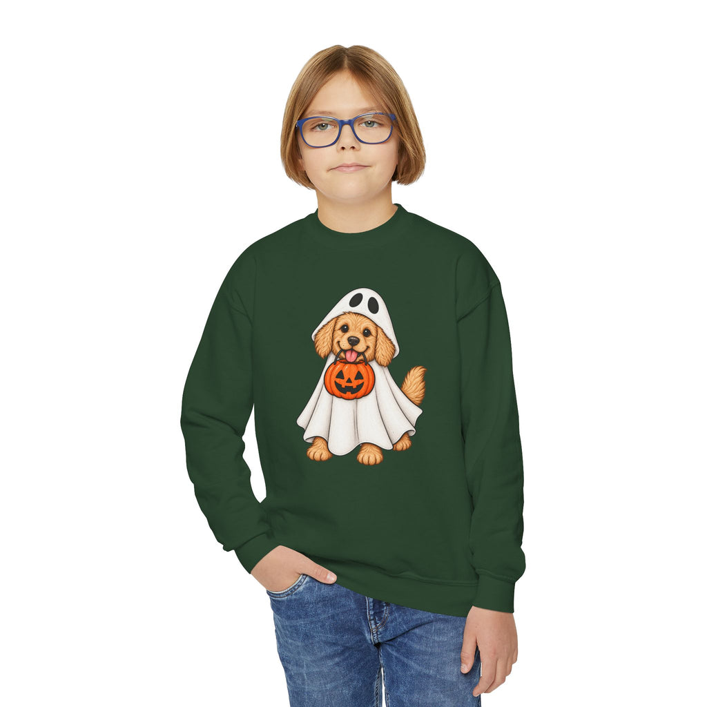 Youth Ghost Puppy Crewneck Sweatshirt