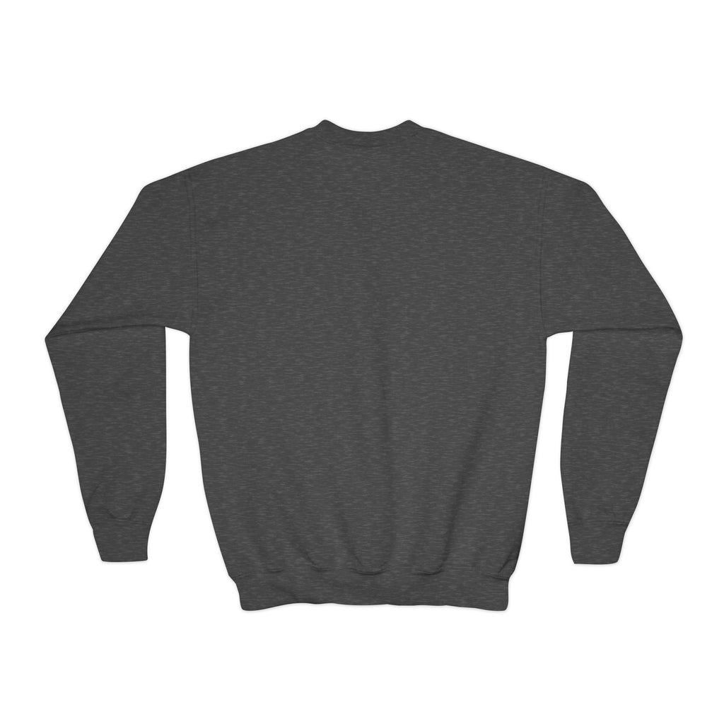 Youth Skeleton Skateboarding Crewneck Sweatshirt