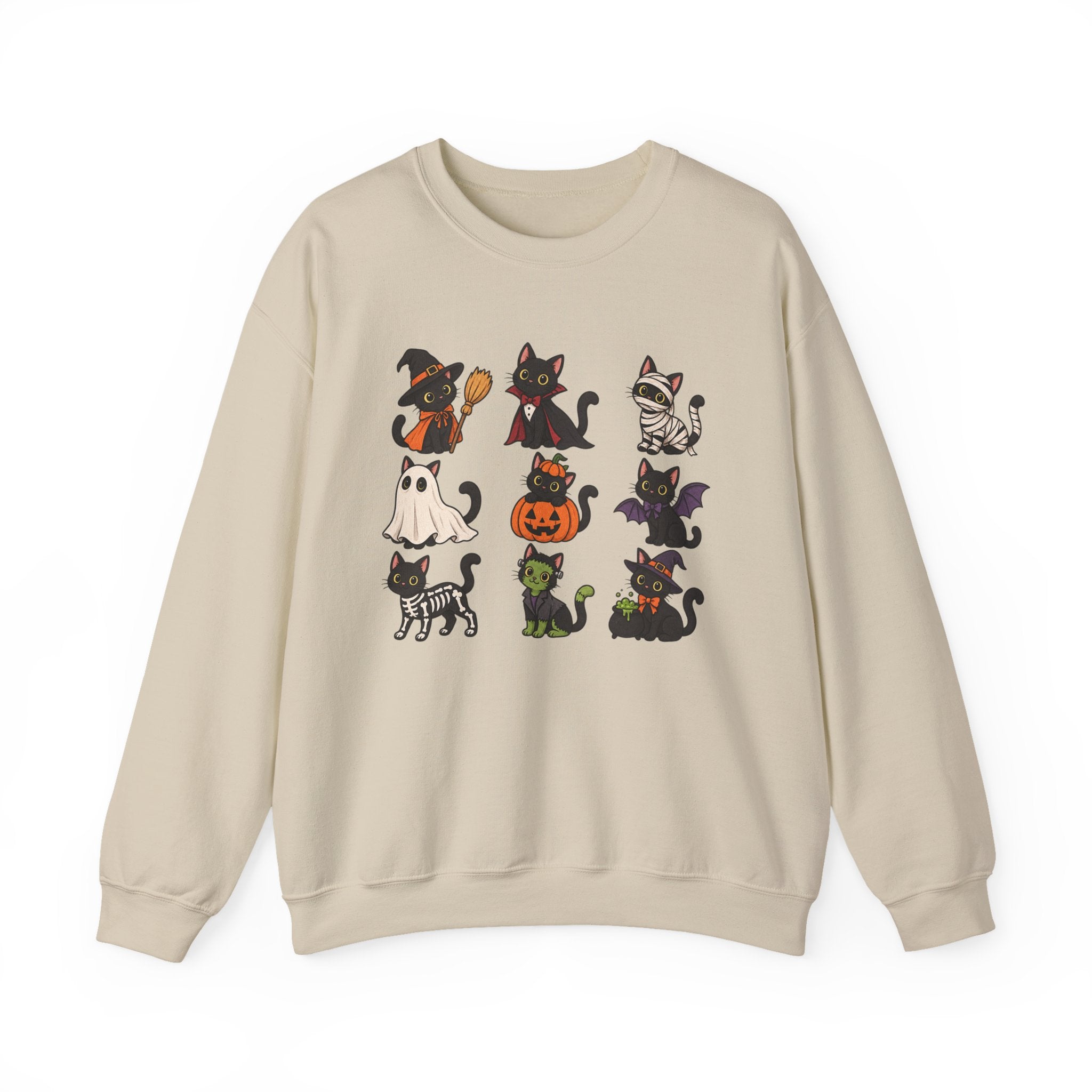 Vintage Cat Crewneck Sweatshirt