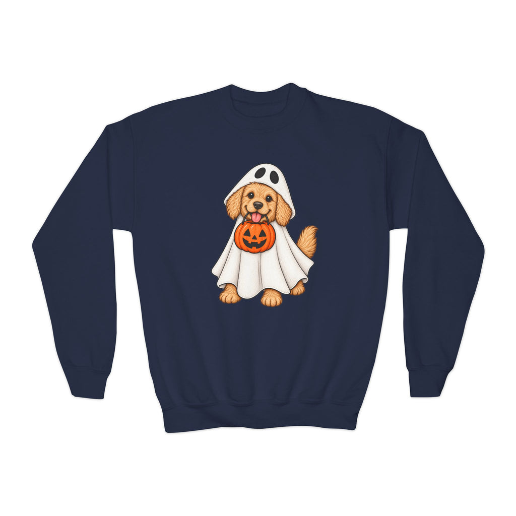 Youth Ghost Puppy Crewneck Sweatshirt