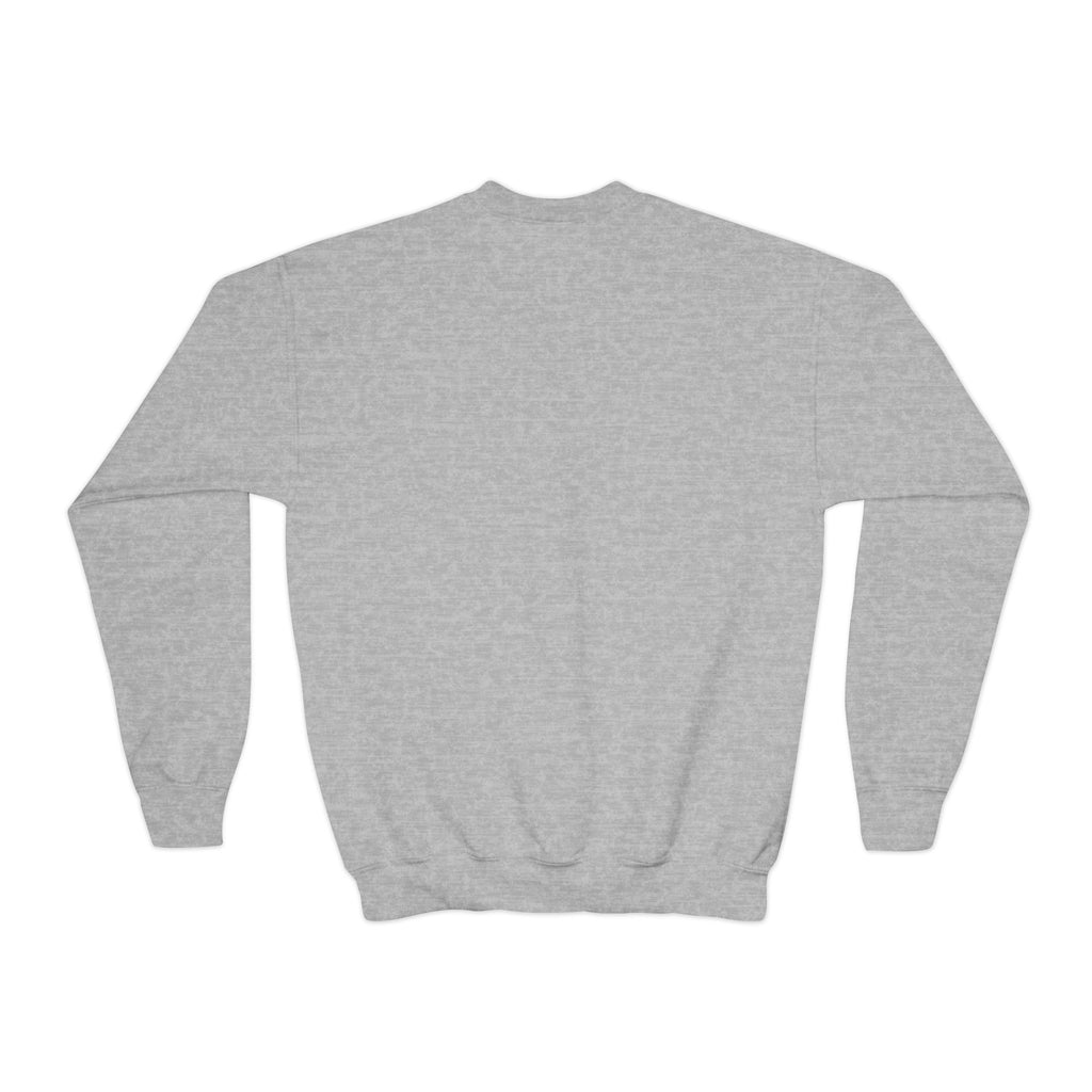 Youth Skeleton Skateboarding Crewneck Sweatshirt