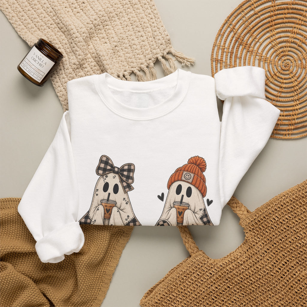 Trendy Ghost Crewneck Sweatshirt