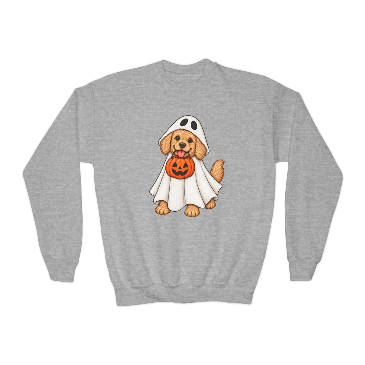 Youth Ghost Puppy Crewneck Sweatshirt