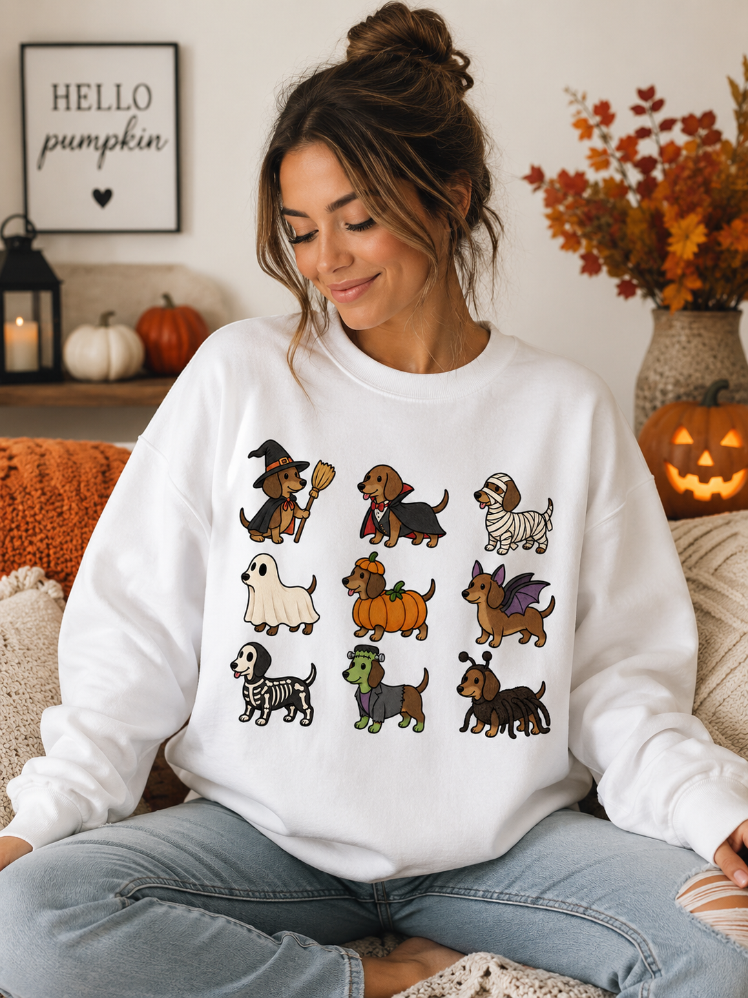 Hall-O-Ween Crewneck Sweatshirt