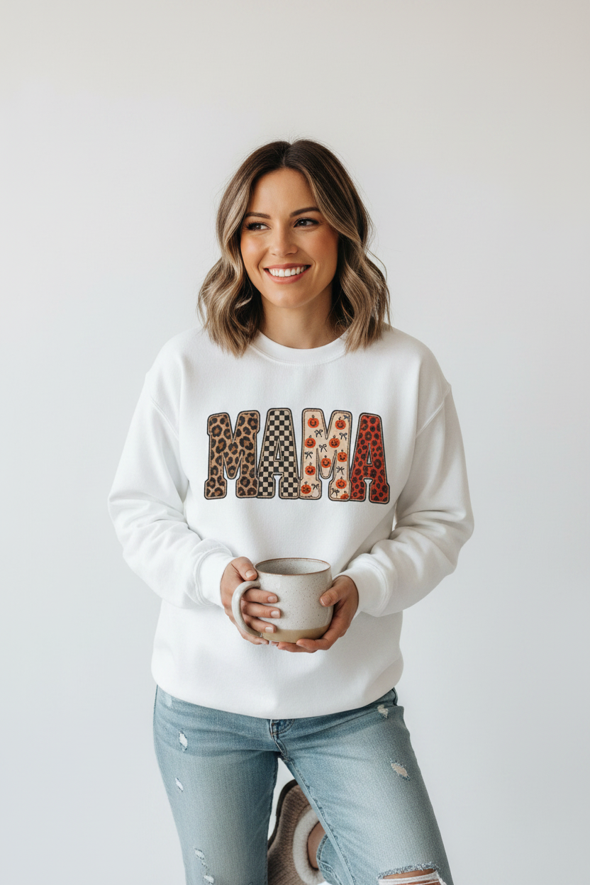MAMA Fall Crewneck Sweatshirt