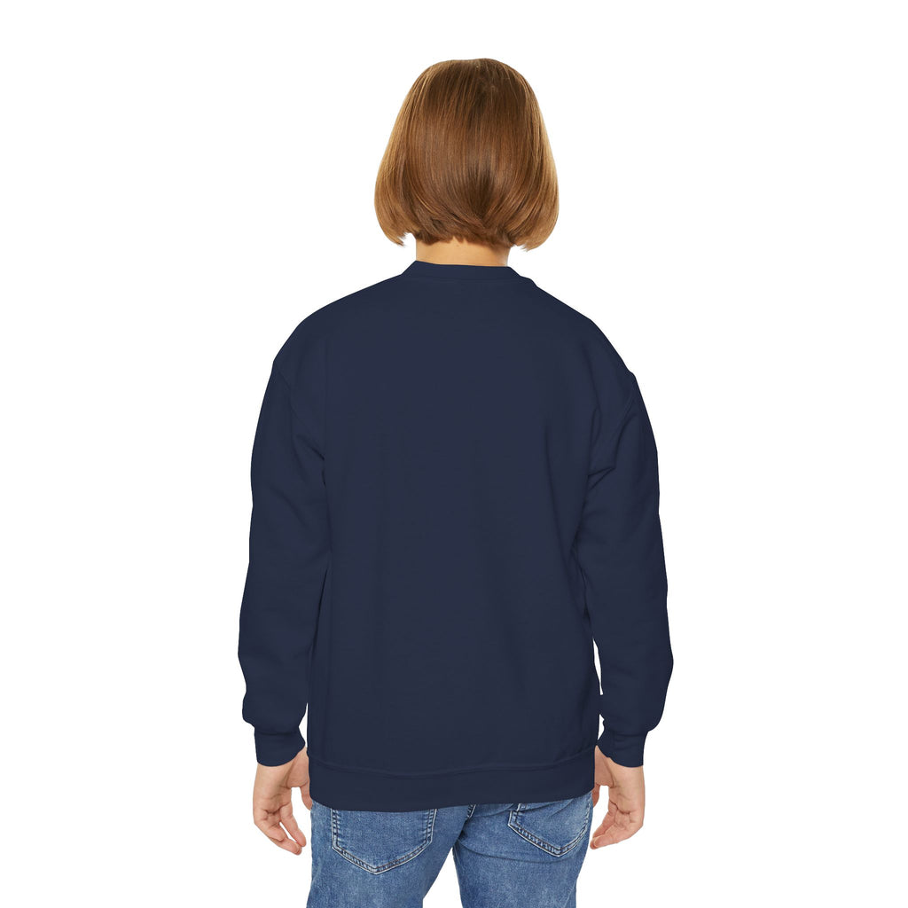 Youth Skeleton Skateboarding Crewneck Sweatshirt