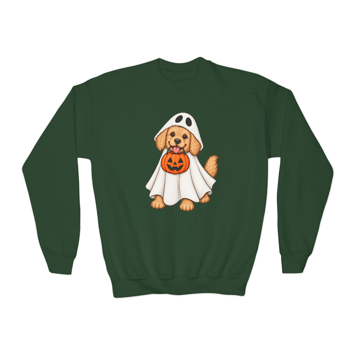 Youth Ghost Puppy Crewneck Sweatshirt