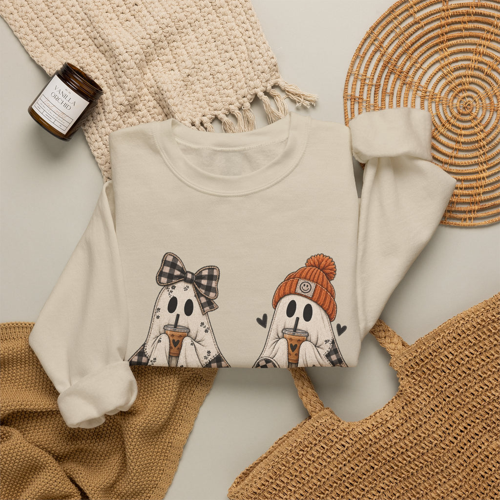 Trendy Ghost Crewneck Sweatshirt