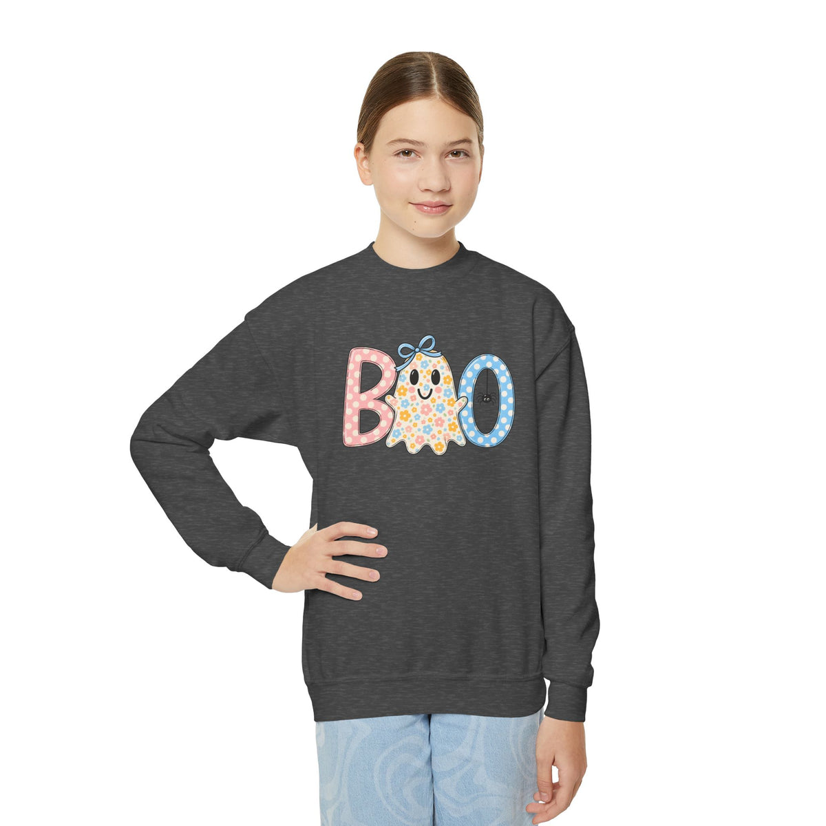 Youth 'BOO' Crewneck Sweatshirt