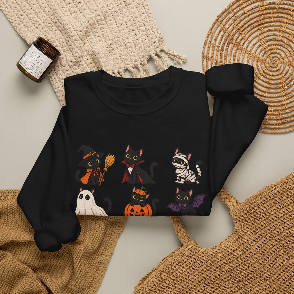 Vintage Cat Crewneck Sweatshirt