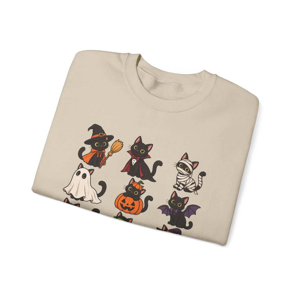 Vintage Cat Crewneck Sweatshirt