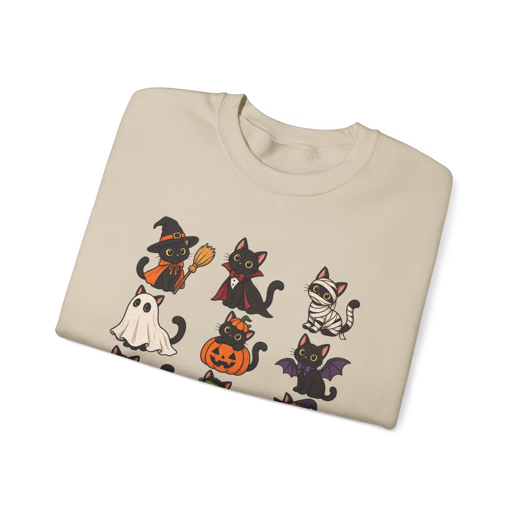 Vintage Cat Crewneck Sweatshirt