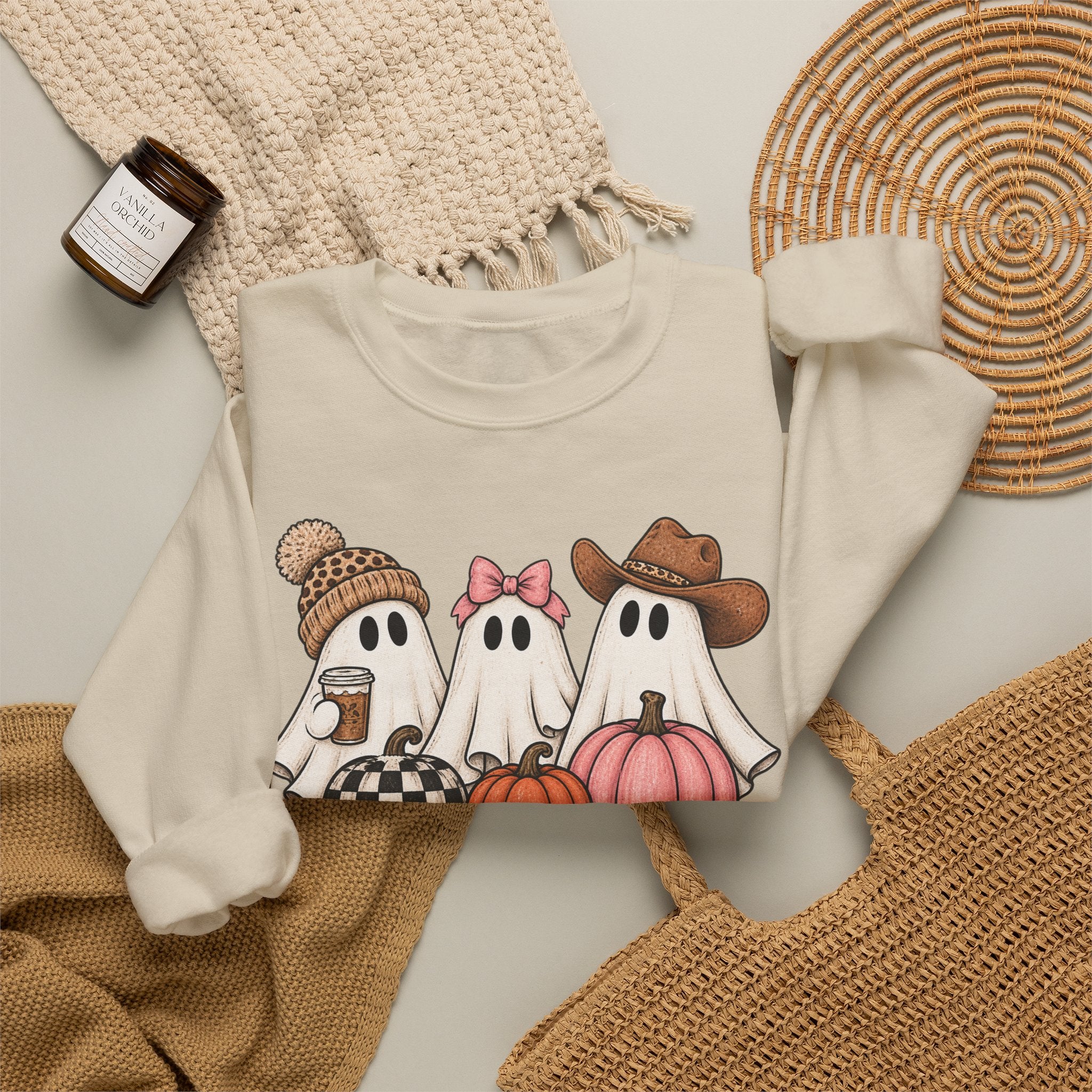 Cowgirl Ghost Crewneck Sweatshirt