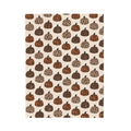 Leopard Pumpkin Throw Blanket