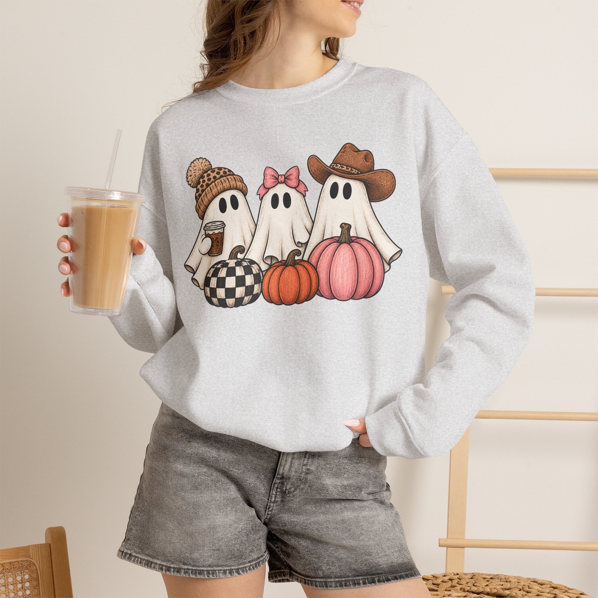 Cowgirl Ghost Crewneck Sweatshirt