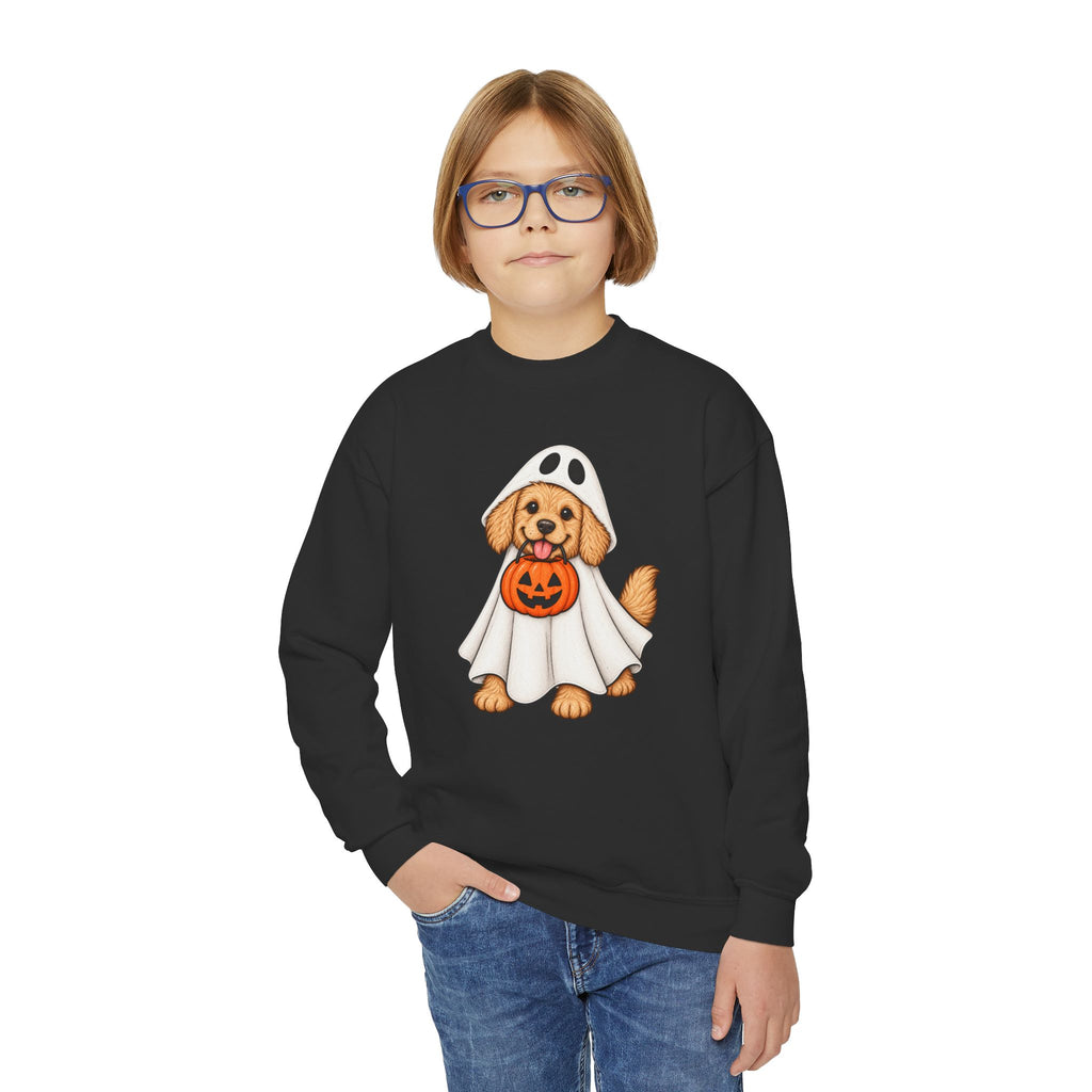 Youth Ghost Puppy Crewneck Sweatshirt