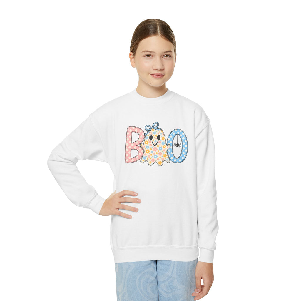 Youth 'BOO' Crewneck Sweatshirt