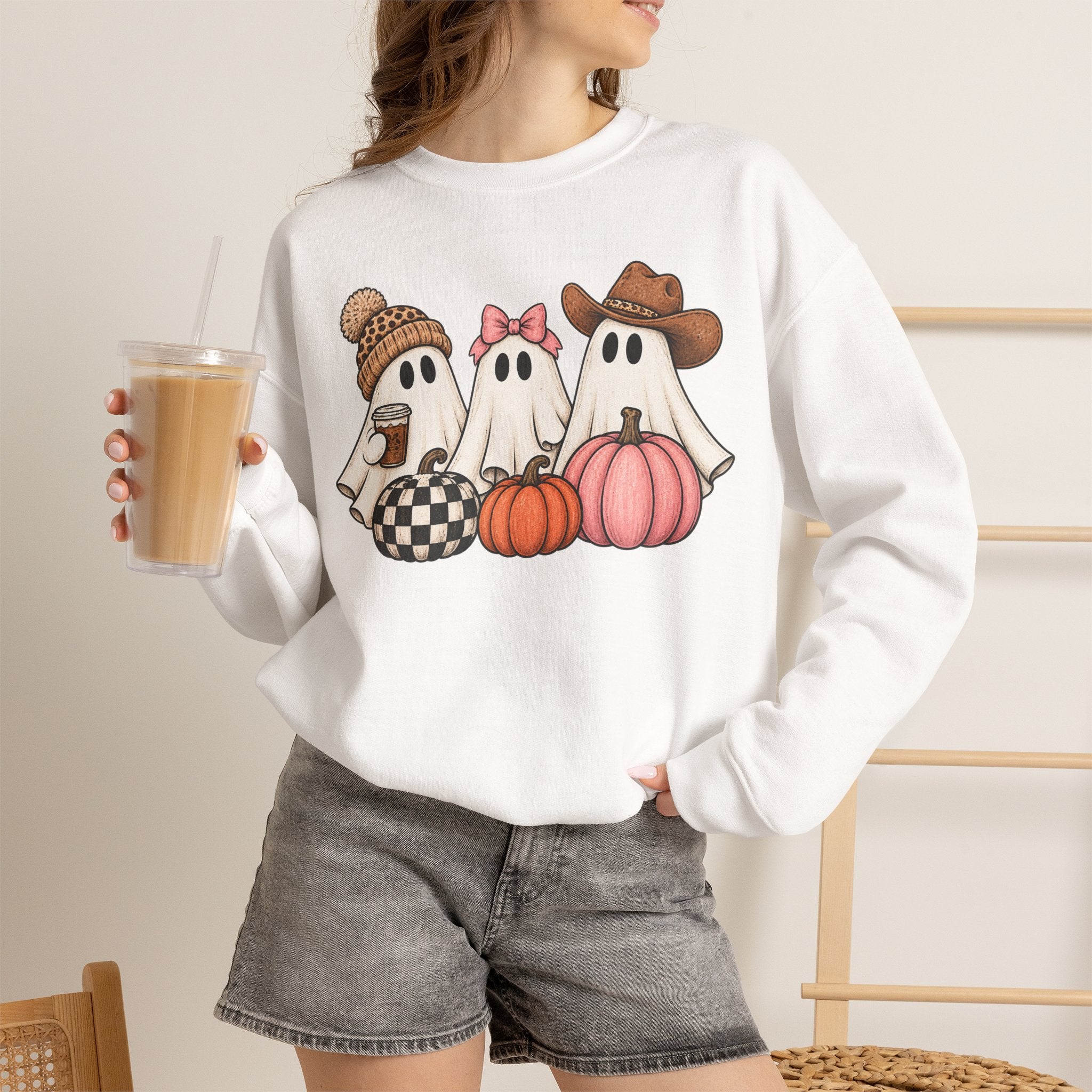 Cowgirl Ghost Crewneck Sweatshirt