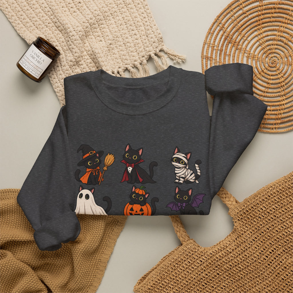 Vintage Cat Crewneck Sweatshirt
