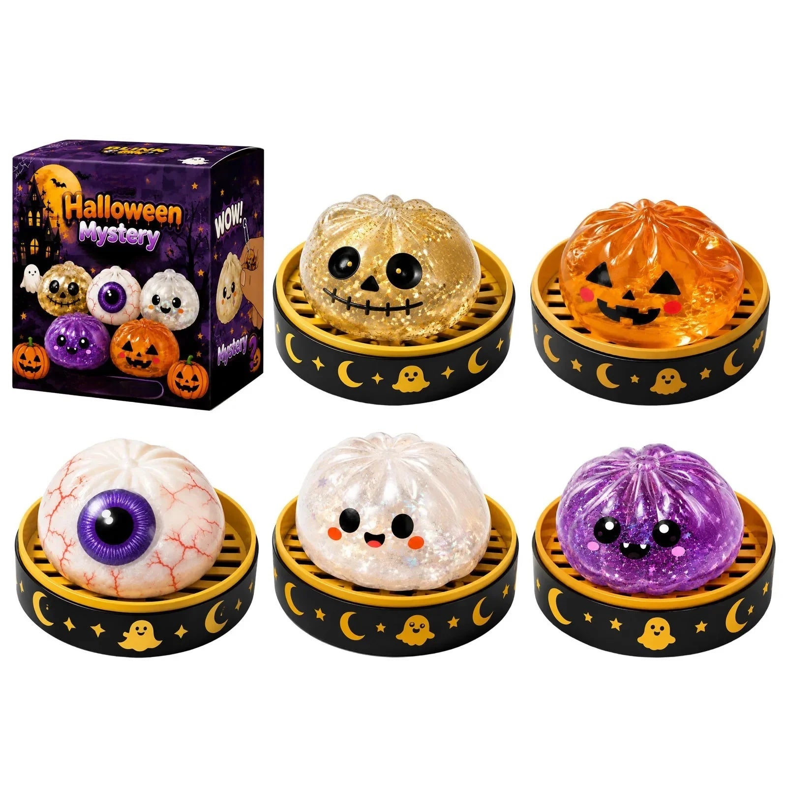 Halloween Squishy Buns